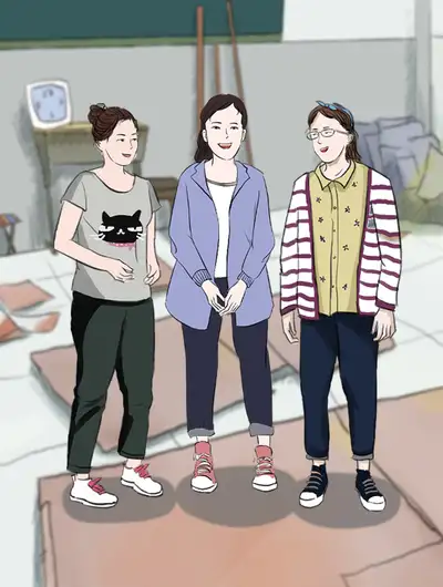 花卷的画室生活