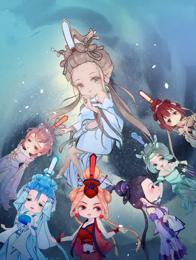 这批灵女有点儿歪